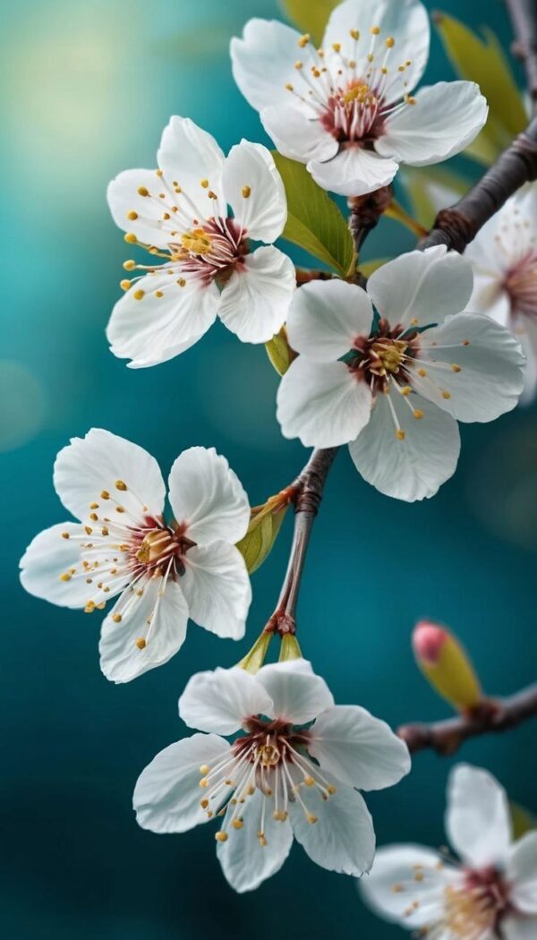 Wiśnia japońska 'Ruby' kwitnące drzewko