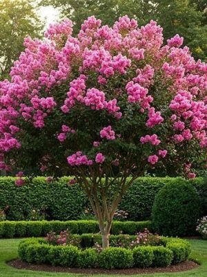 Lagerstroemia indyjska czerwona/różowa duży krzak, 'Bez Południa'