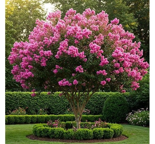 Lagerstroemia indyjska czerwona/różowa duży krzak, 'Bez Południa'